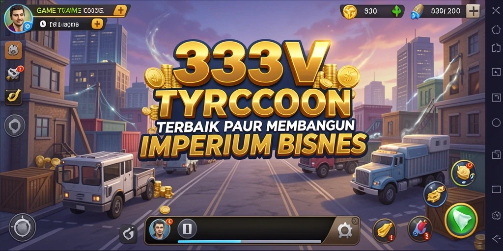 Gameplay seru dalam membangun bisnis di 333V.