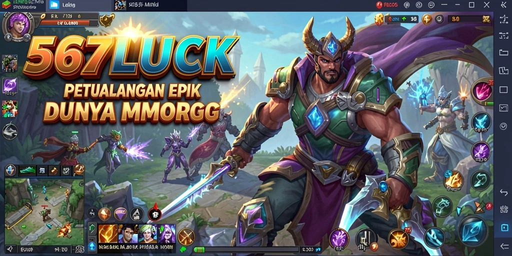 Tampilan gameplay menarik dalam 567LUCK, dengan karakter yang dinamis.