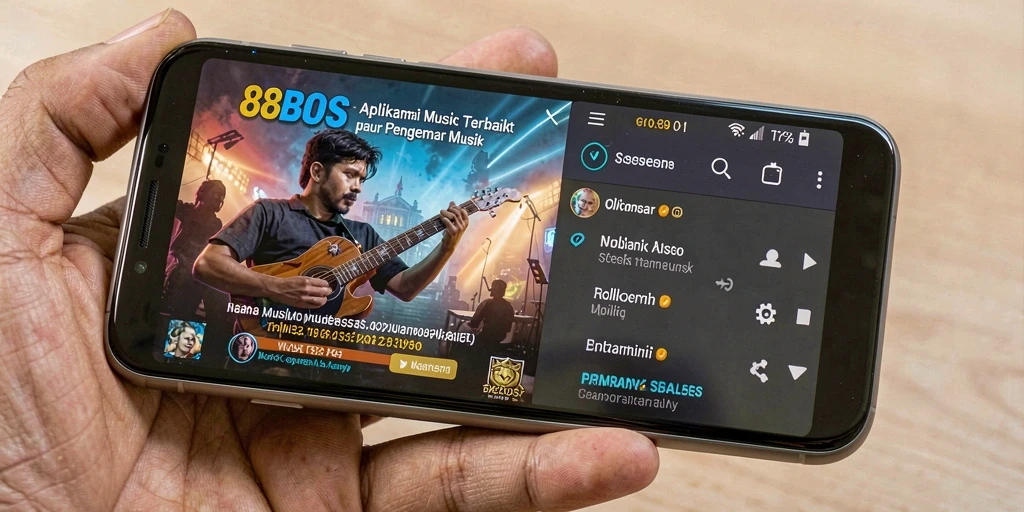 Tampilan gameplay 88BOS yang menarik untuk penggemar musik.