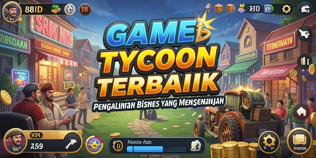 Gameplay 88ID menampilkan pengalaman membangun bisnis yang menyenangkan.