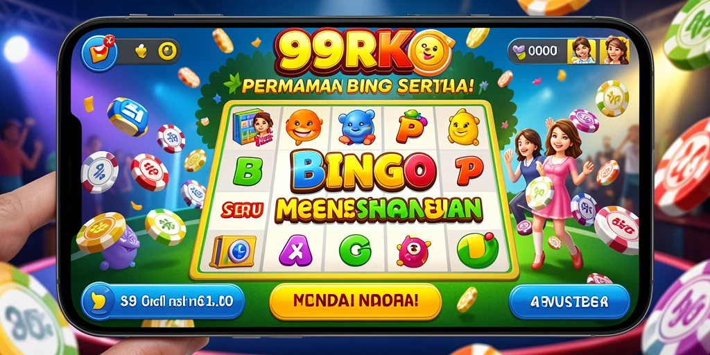 Screenshot gameplay 99RK yang menunjukkan suasana Bingo yang seru.