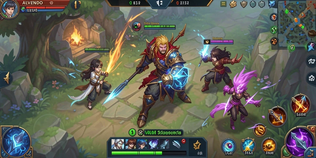 Tampilan gameplay SLG yang menegangkan di ALVENDO, tunjukkan strategi Anda!