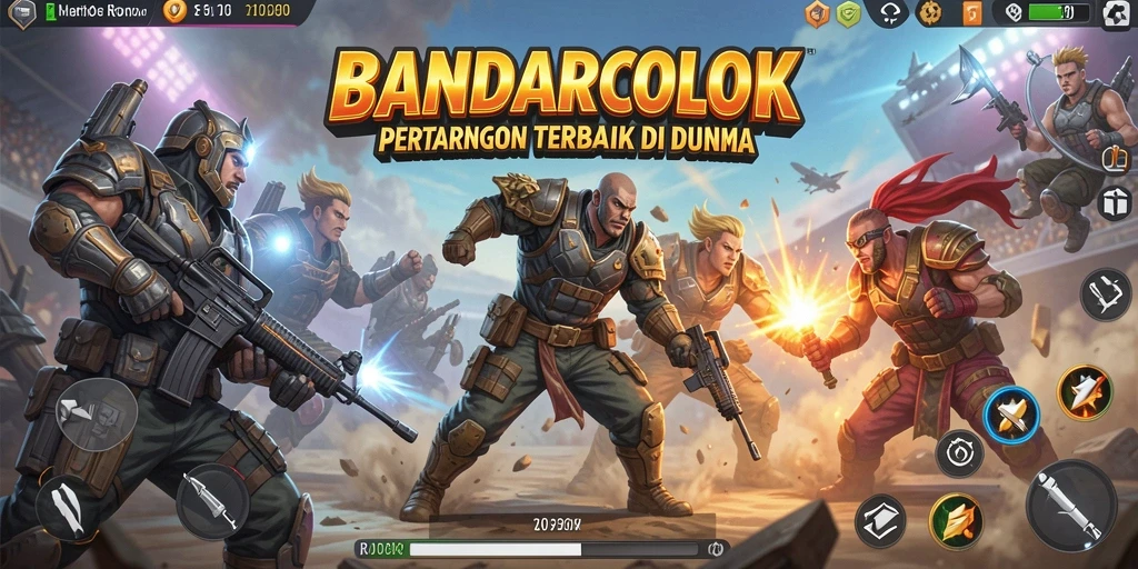 Screenshot gameplay BANDARCOLOK menampilkan aksi bermain yang mendebarkan.