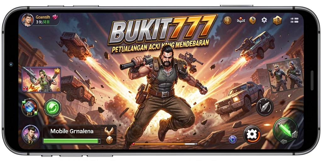 Tampilan gameplay BUKIT777 yang penuh aksi dan tantangan.