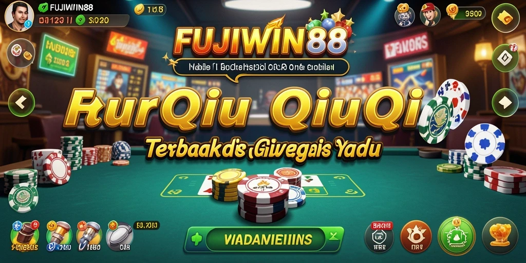 Tampilan gameplay QiuQiu yang seru dan mendebarkan di FUJIWIN88.