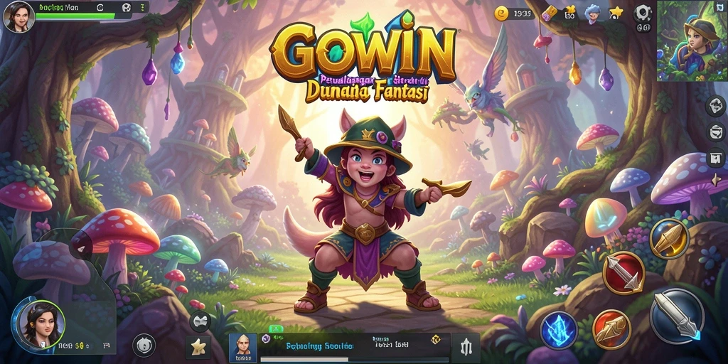 Gameplay GOWIN memperlihatkan petualangan mendebarkan di dunia fantasi.
