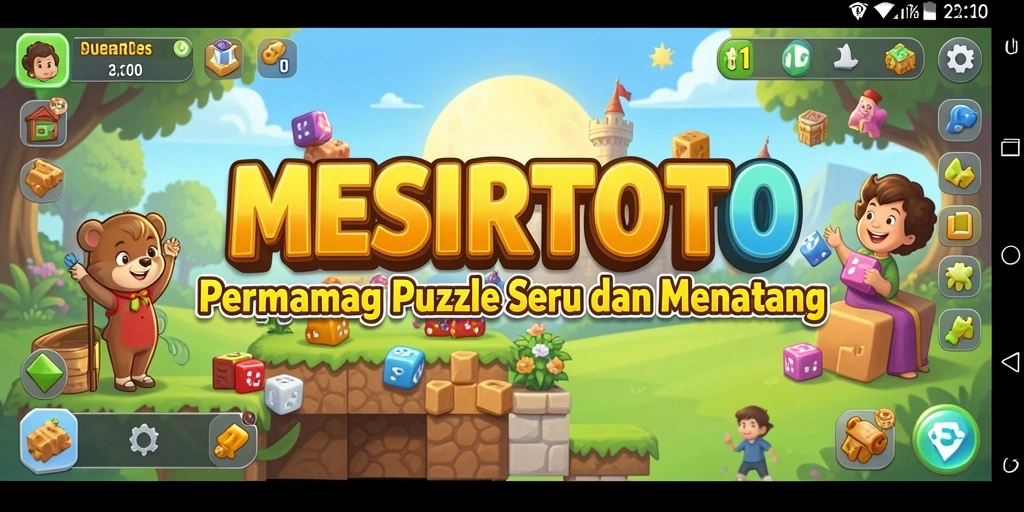 Tampilan gameplay MESIRTOTO dengan tantangan Puzzle yang menarik.