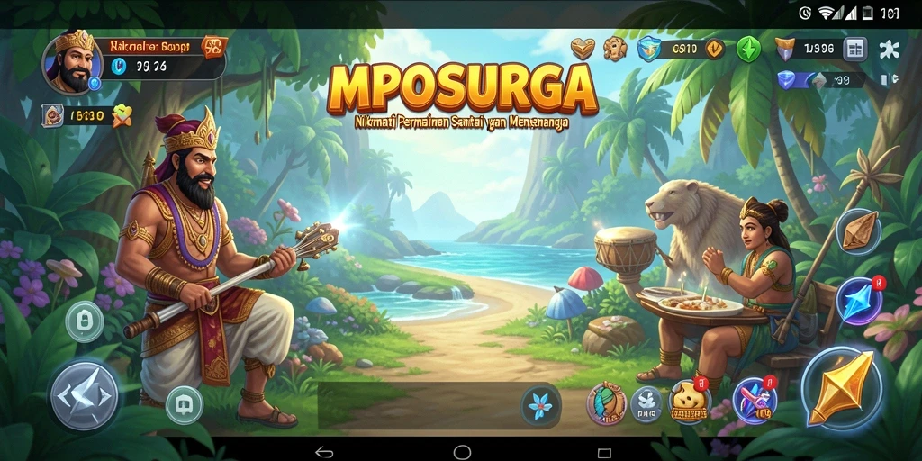 Tampilan gameplay seru dari MPOSURGA dengan grafis menarik.