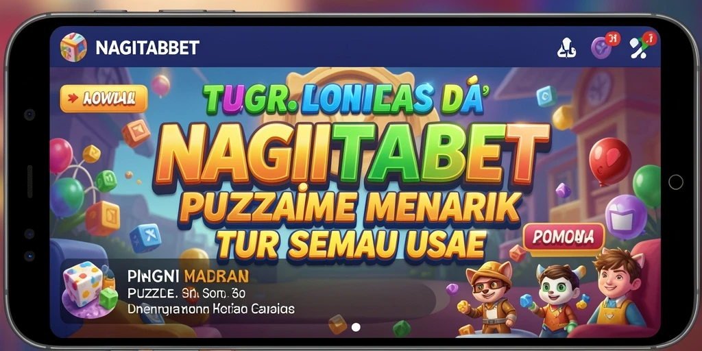 Tampilan gameplay menegangkan dari NAGITABET dengan puzzle yang menantang.