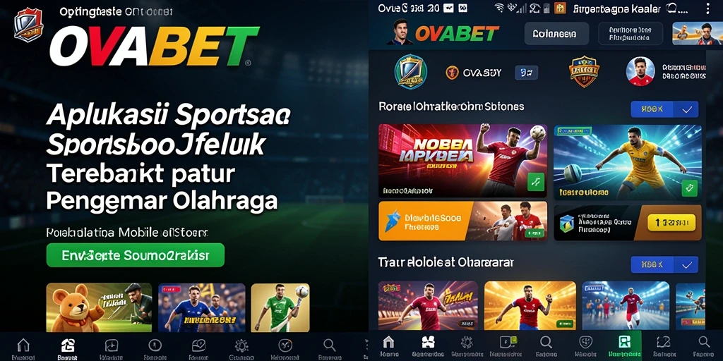 Tampilan screenshot OVABET yang menunjukkan antarmuka taruhan olahraga yang menarik.