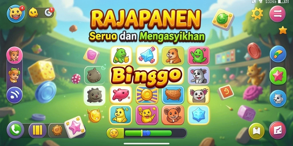 Tampilan gameplay seru dan interaktif dari RAJAPANEN di Bingo.