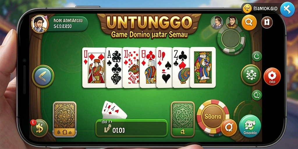 Tampilan gameplay seru dalam UNTUNGGO, nikmati setiap momen permainan.