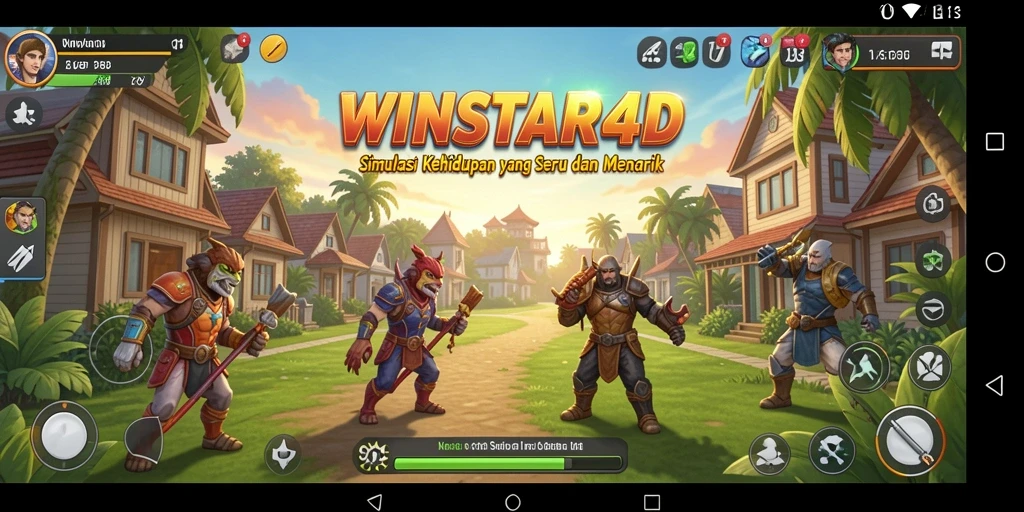 Gameplay WINSTAR4D menampilkan pengalaman simulasi yang interaktif dan mengasyikkan.