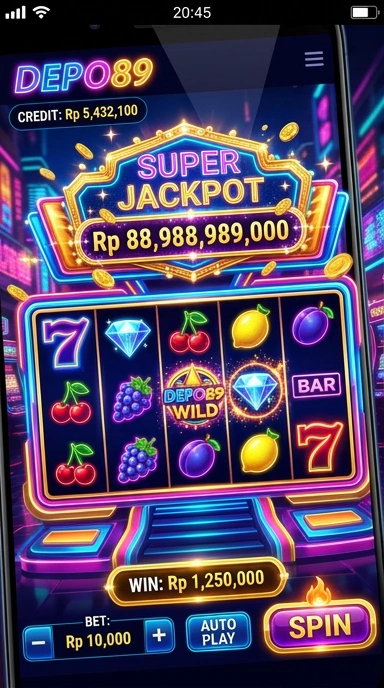Tampilan antarmuka pengguna depo89 yang sederhana dan intuitif.